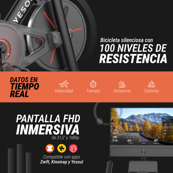 Bicicleta estatica Impulse